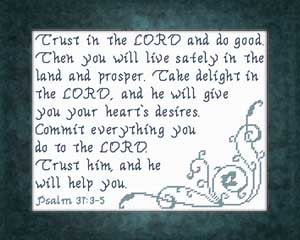 Trust in The LORD - Psalm 37:3-5